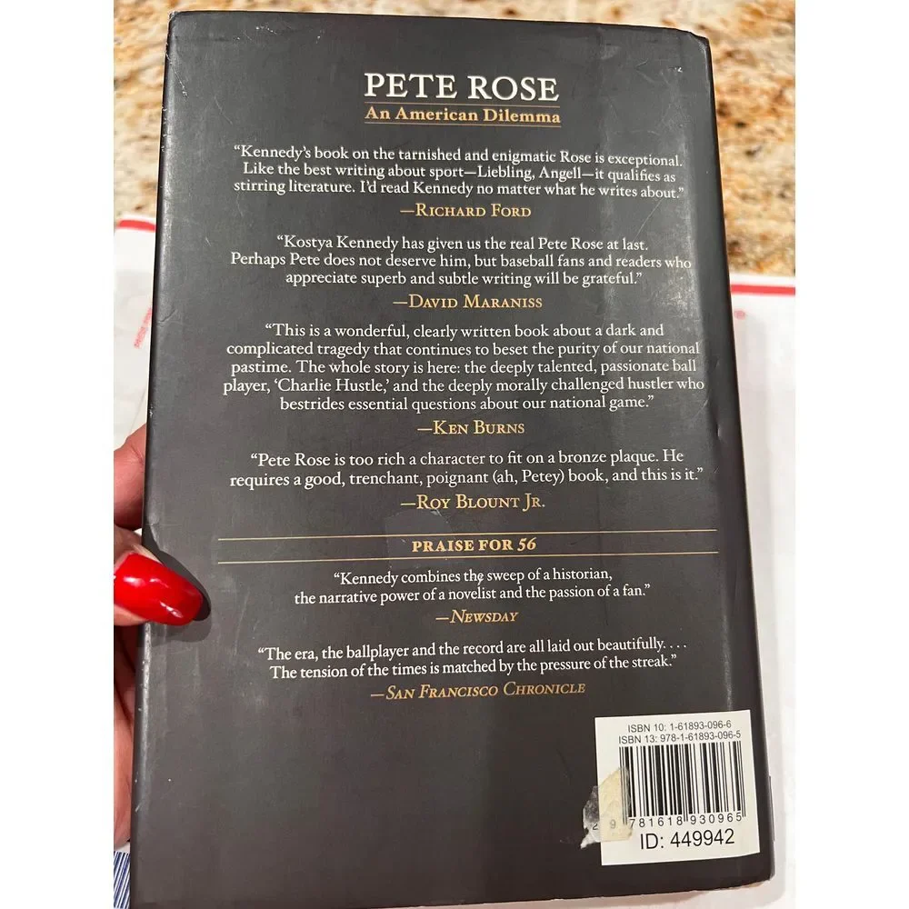 Pete Rose: An‎ American Dilemma by Kostya Kennedy Baseball Biography Book